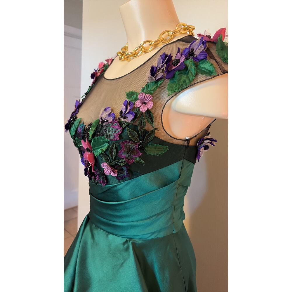 Floral Marchesa Dress - Picture 4 of 11